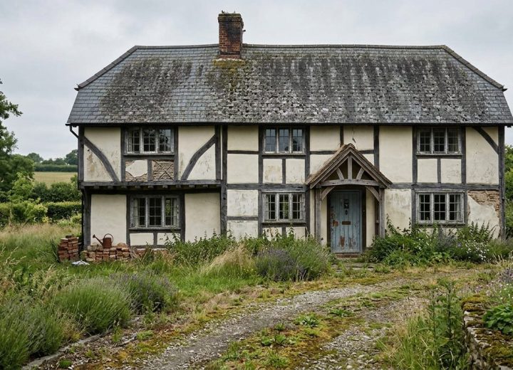 The cottage before renovation began